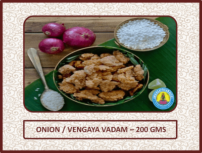 Onion / Vengaya Vadam - 200 Gms