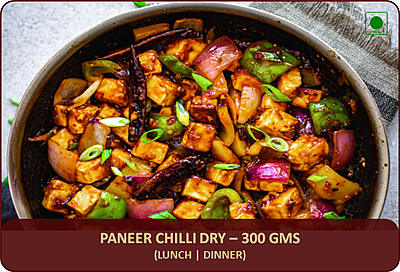 Paneer Chilli Dry - 300 Gms