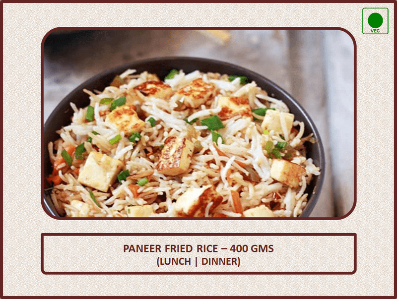 Paneer Fried Rice - 400 Gms