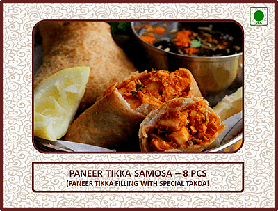 Paneer Tikka Samosa - 8 Pcs