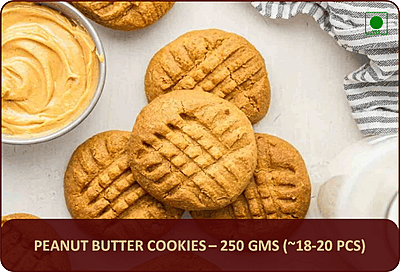 TB - Peanut Butter Cookies - 250 Gms