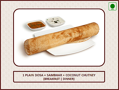 Plain Dosa - 2 Pcs