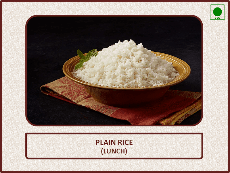 Plain Rice (Lunch) - 1 Bowl