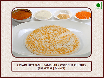 Plain Uttapam - 3 Pcs