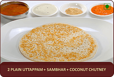 Plain Uttapam - 2 Pcs
