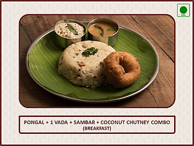 Pongal Vada Sweet Combo