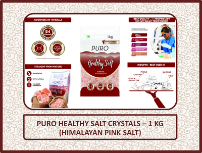 Puro Healthy Salt Crystals - 1 Kg