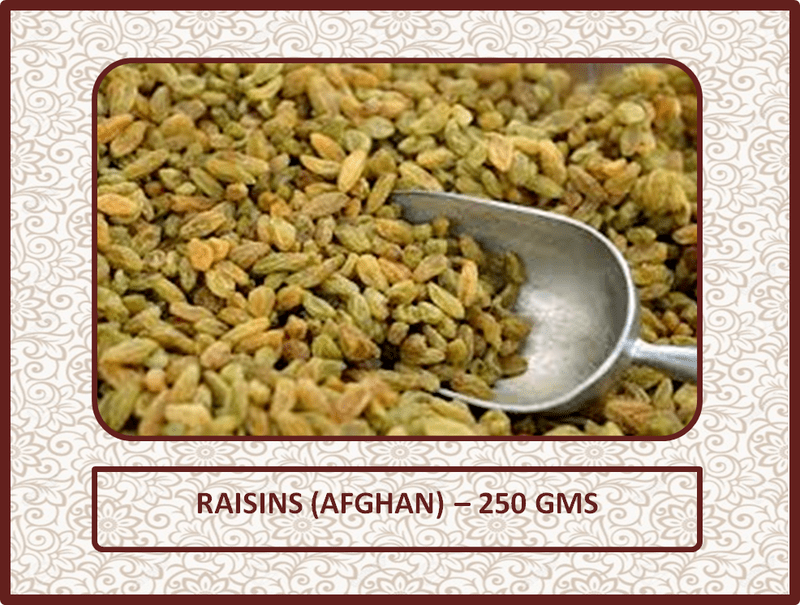 Raisins (Afghan) - 250 Gms