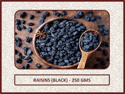 Raisins (Black) - 250 Gms