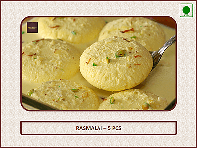 Rasmalai - 5 Pcs