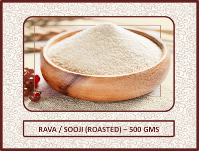 Rava (Wheat Sooji) - 500 gms