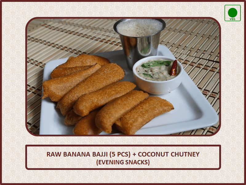 Raw Banana Bajji - 5 Pcs