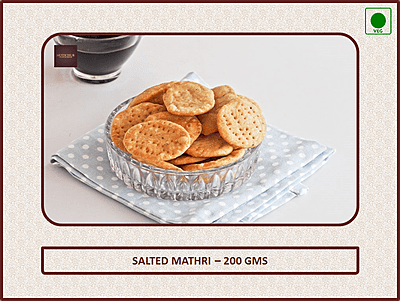 Salted Mathri - 200 Gms
