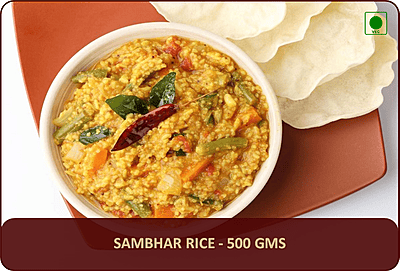 Sambhar Rice - 400 Gms Sambhar Rice - 400 Gms