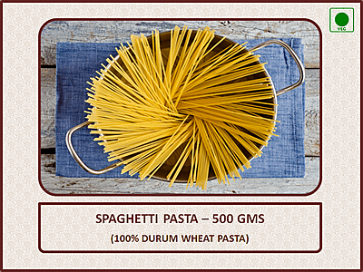 Spaghetti Pasta (Durum Wheat) - 500 Gms