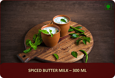 Spiced Butter Milk - 300 ml (Lunch)