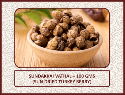 Sundakkai Vathal - 100 Gms