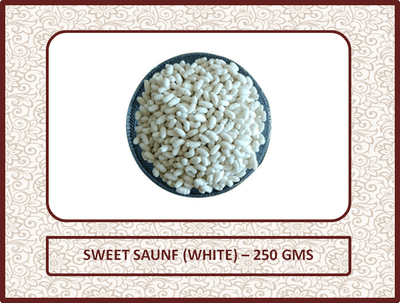 Sweet Saunf (White) - 250 Gms