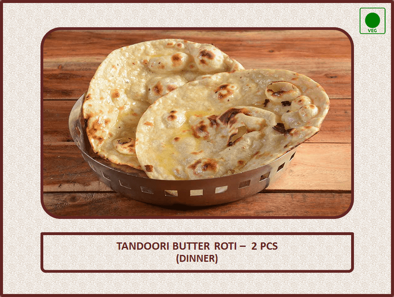 Tandoori Butter Roti - 2 Pcs