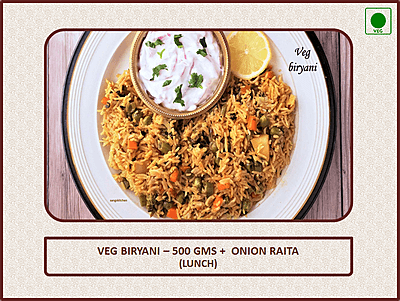 Veg Biryani - 500 Gms