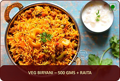 Veg Biryani - 500 Gms Veg Biryani - 500 Gms