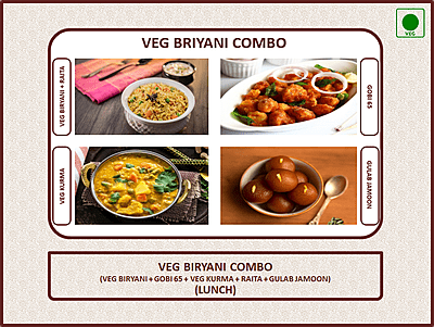 Veg Biryani Combo