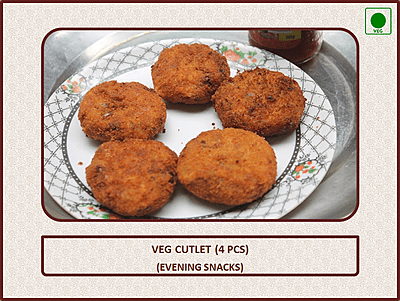 Veg Cutlet - 4 Pcs