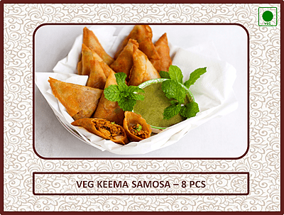 Veg Kheema Samosa - 8 Pcs