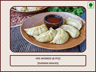 Veg Momos - 8 Pcs