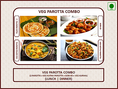 Veg Parotta Combo