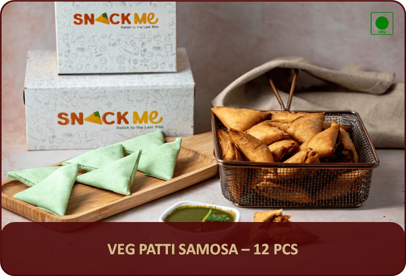 SM - Veg Patti Samosa - 12 Pcs