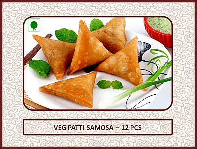 Veg Patti Samosa - 12 Pcs