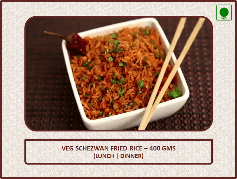 Veg Schezwan Fried Rice - 400 Gms