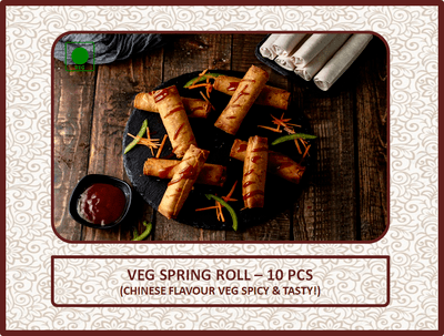 Veg Spring Roll - 10 Pcs