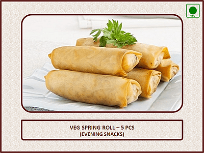 Veg Spring Roll - 5 Pcs - Saturday