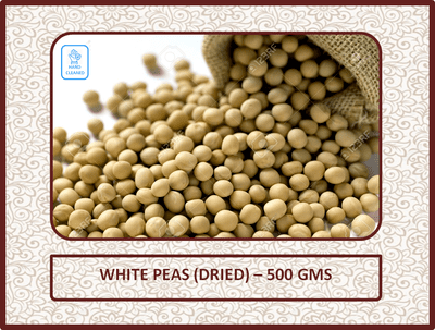 White Peas (Dried) - 500 Gms