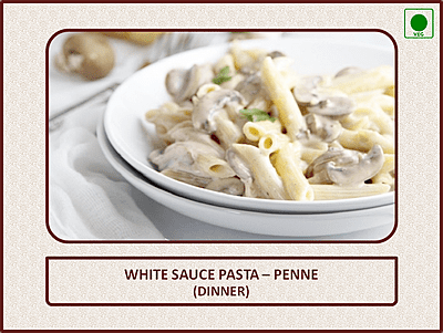 White Sauce Pasta (Dinner) - 1 Bowl